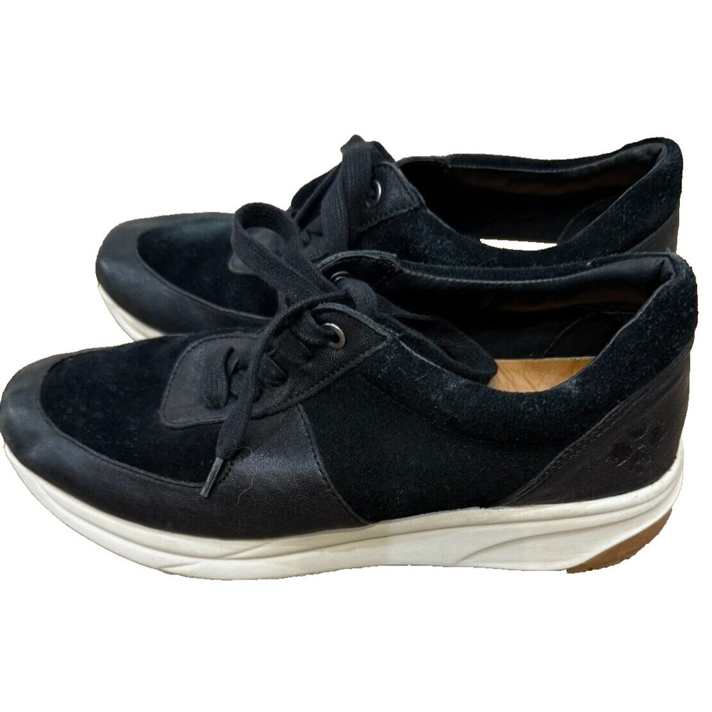 Patricia Nash Women's‎ Milano Sneakers Black Suede/Leather Size 9.5 M